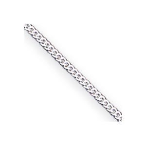 24in Curb Chain 1.25mm - Sterling Silver