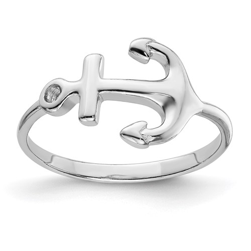 Sterling Silver Anchor Ring