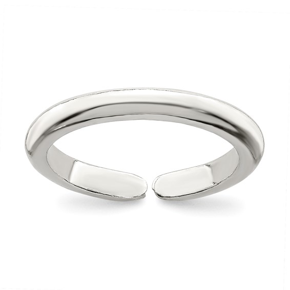 Sterling Silver Plain Toe Ring