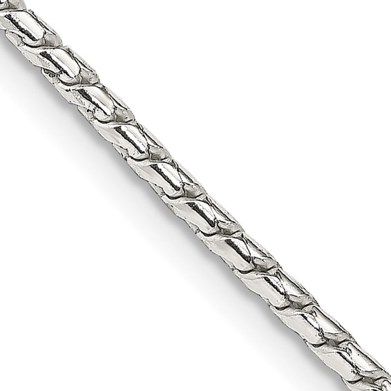 24in Round Franco Chain 1.75mm - Sterling Silver