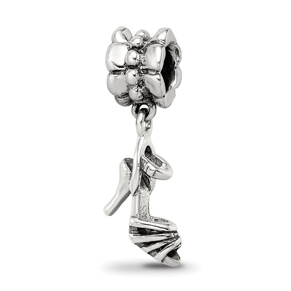 Sterling Silver Reflections High Heel Dangle Bead