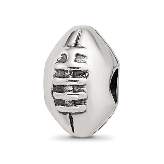 Sterling Silver Reflections Kids Football Bead