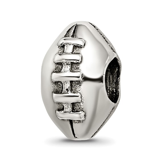 Sterling Silver Reflections Classic Football Bead
