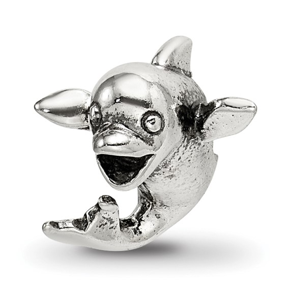 Sterling Silver Reflections Kids Dolphin Bead