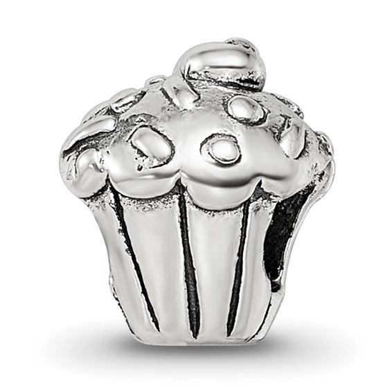 Sterling Silver Reflections Kids Cupcake Bead