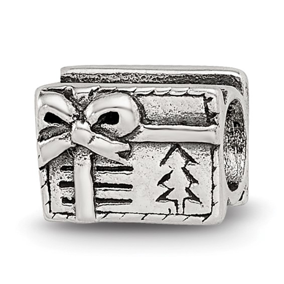 Sterling Silver Reflections Kids Christmas Present Bead