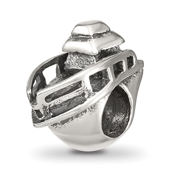 Sterling Silver Reflections Boat Bead