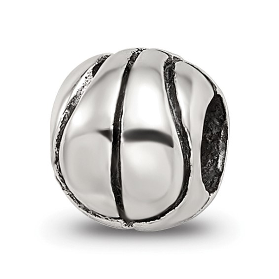 Sterling Silver Reflections Kids Basketball Bead