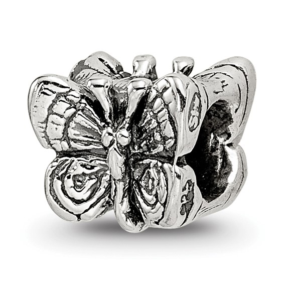 Sterling Silver Reflections Kids Butterfly Bead