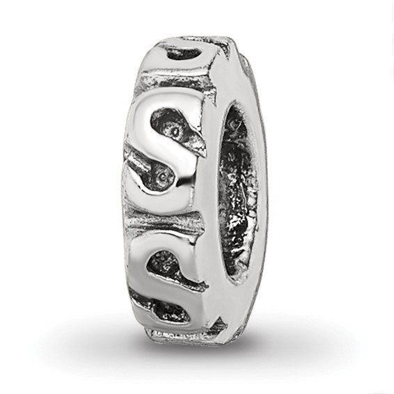 Sterling Silver Reflections Swirl Spacer Bead