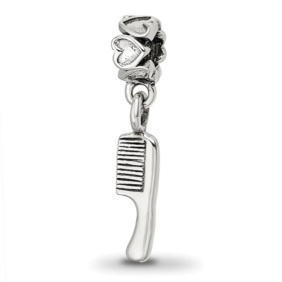 Sterling Silver Reflections Kids Comb Dangle Bead