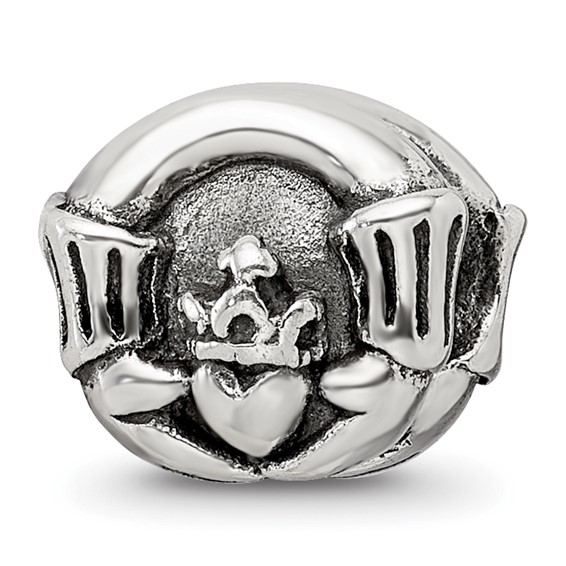 Sterling Silver Reflections Claddagh Bead