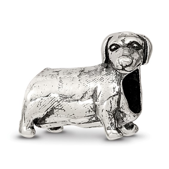 Sterling Silver Reflections Dachshound Bead