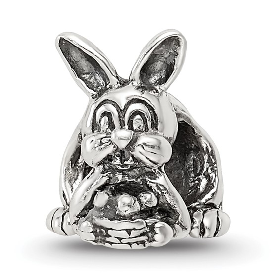 Sterling Silver Reflections Bunny with Basket Bead