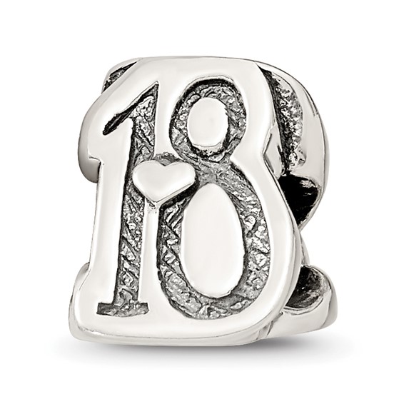 Sterling silver Reflections Sweet 18 Bead