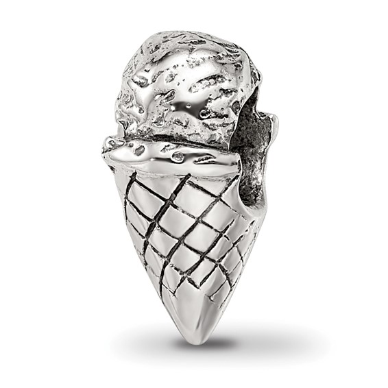 Sterling Silver Reflections Ice Cream Cone Bead
