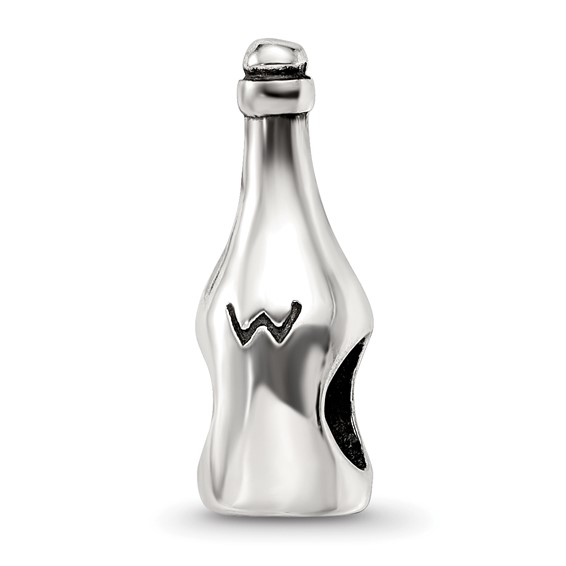 Sterling Silver Reflections Wine Bottle Bead