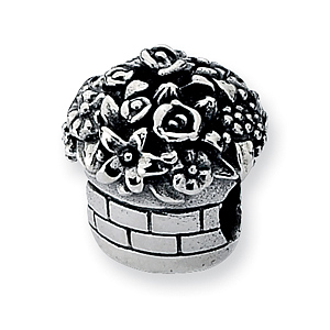 Sterling Silver Reflections Flower Bouquet Bead