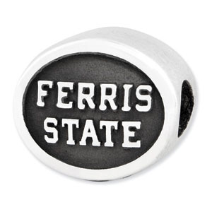 Sterling Silver Ferris State University Bead
