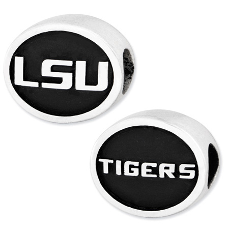 Sterling Silver Louisiana State University Bead