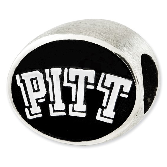 Sterling Silver University of Pittsburgh Panthers Bead