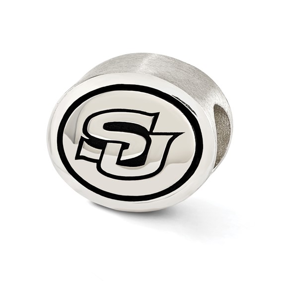 Sterling Silver Southern University Jaguars College Bead