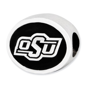 Sterling Silver Oklahoma State University Bead