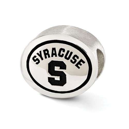 Sterling Silver Syracuse University Orangemen Bead