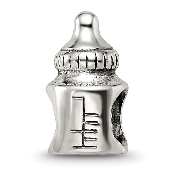 Sterling Silver Reflections Baby Bottle Bead