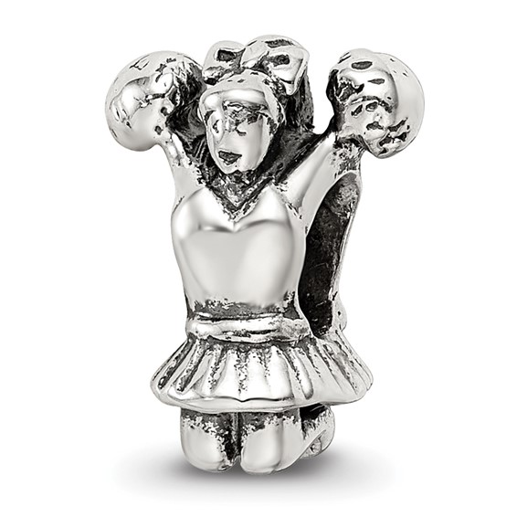 Sterling Silver Reflections Cheerleader Bead
