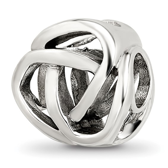 Sterling Silver Reflections Interlocking Bali Bead