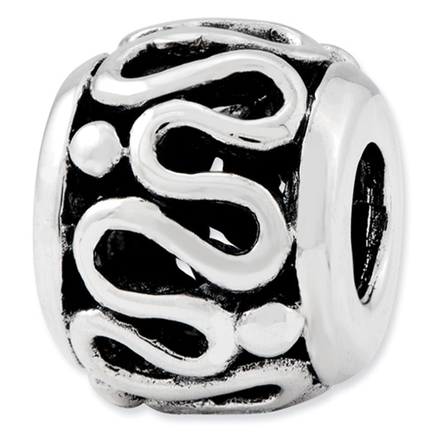 Sterling Silver Reflections Winding Bali Bead