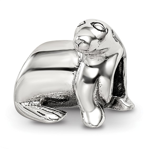 Sterling Silver Reflections Sea Lion Bead