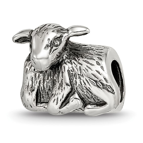 Sterling Silver Reflections Lamb Bead