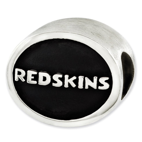 Sterling Silver Washington Redskins Bead