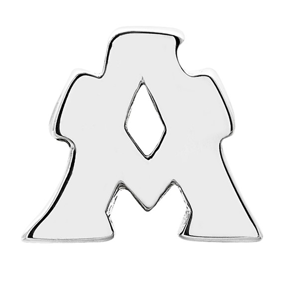 Sterling Silver Reflections Letter A Bead