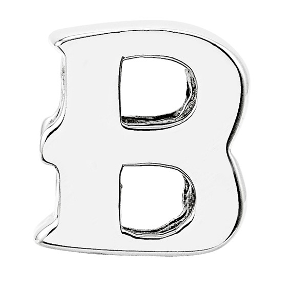 Sterling Silver Reflections Letter B Bead