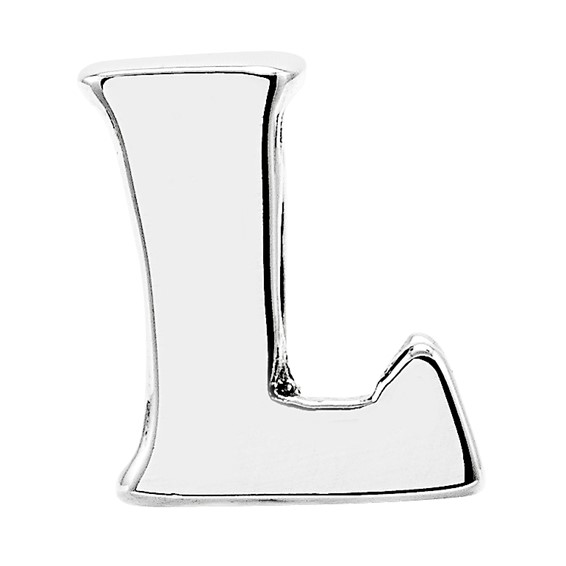 Sterling Silver Reflections Letter L Bead