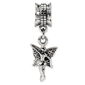 Sterling Silver Reflections Fairy Dangle Bead