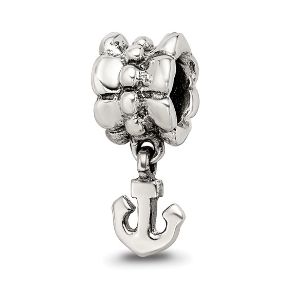 Sterling Silver Reflections Mini Anchor Dangle Bead