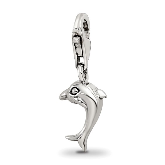Sterling Silver Reflections Dolphin Click-on for Bead