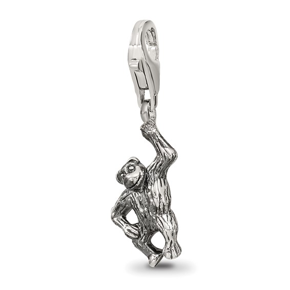 Sterling Silver Reflections Monkey Click-on for Bead