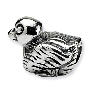 Sterling Silver Reflections Kids Duck Bead