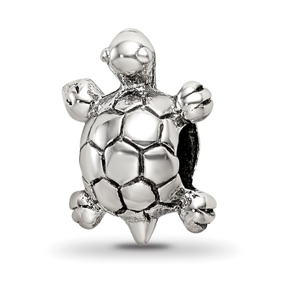 Sterling Silver Reflections Kids Turtle Bead