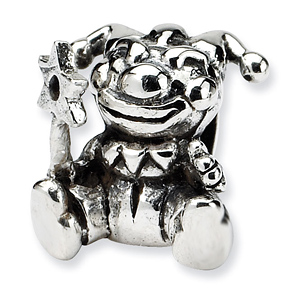 Sterling Silver Reflections Kids Jester Bead