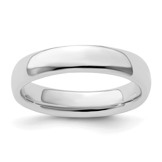 Sterling Silver Stackable Expressions Rhodium 4.5mm Ring