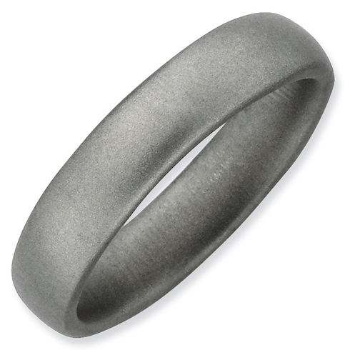 Sterling Silver Stackable Expressions Satin Ring 4.25mm