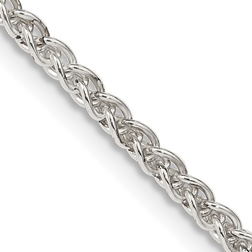 18in Spiga Chain 2.5mm - Sterling Silver