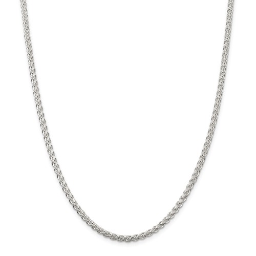16in Spiga Chain 3mm - Sterling Silver