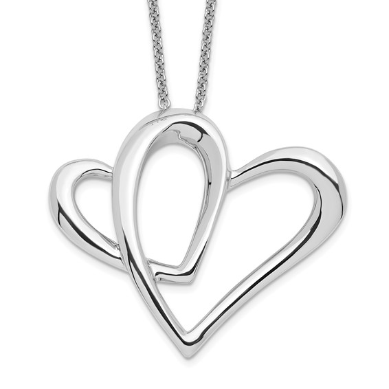 Sterling Silver Mother A Part of My Heart 18in Necklace